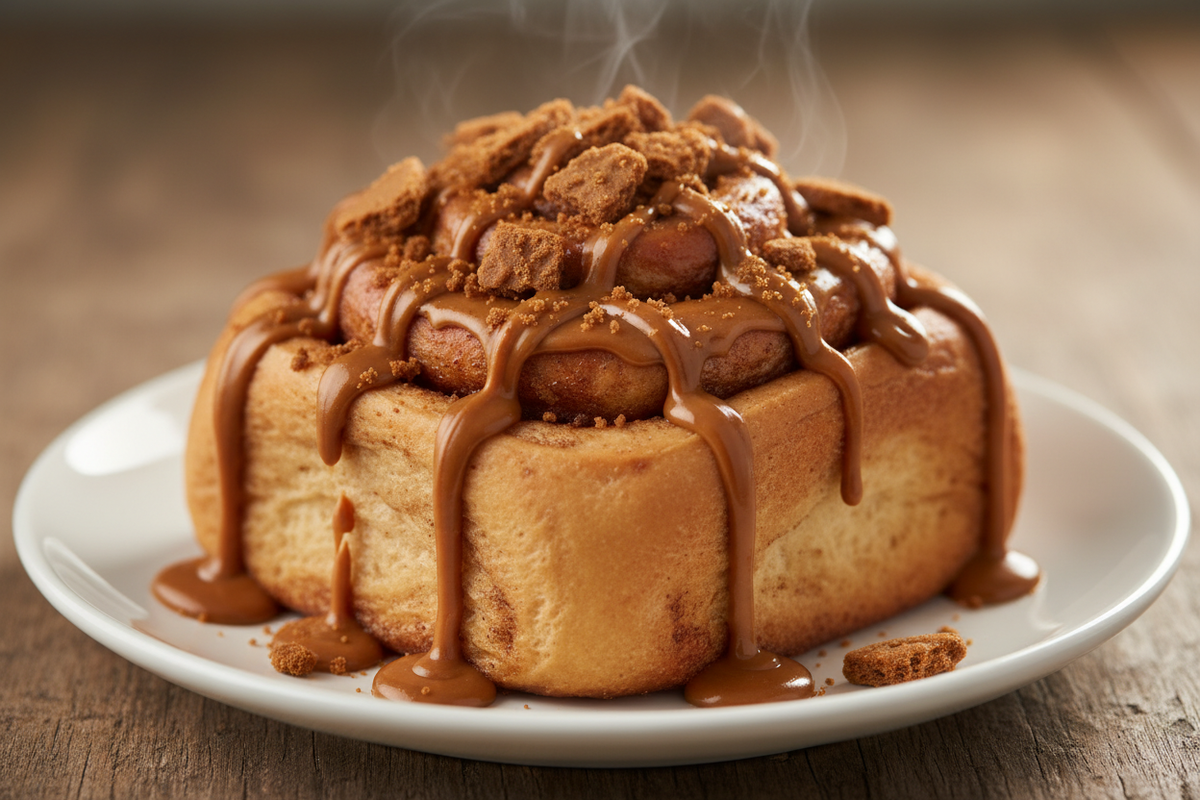 biscoff cinnamon roll